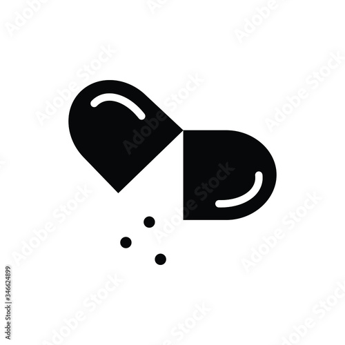 pill flat icon vector logo design trendy 