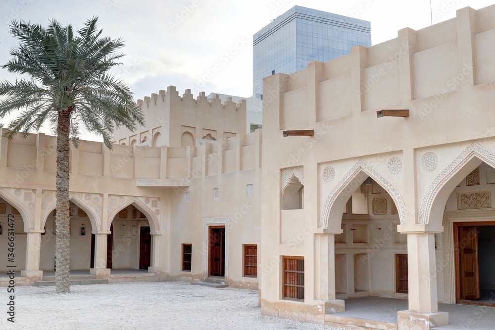 Fototapeta premium Doha, capitale du Qatar: bâtiments et monuments