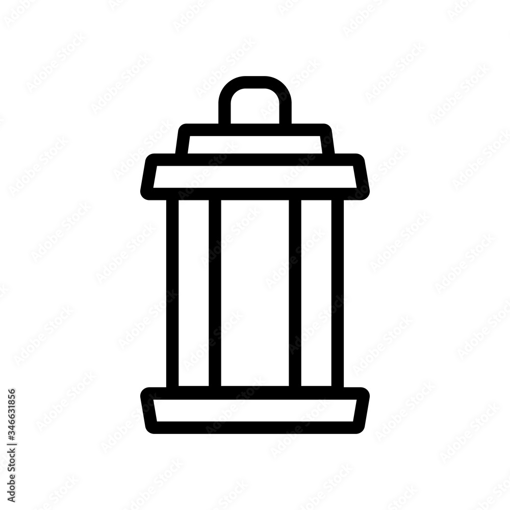 fuel lamp icon vector. fuel lamp sign. isolated contour symbol illustration fuel lamp icon vector. fuel lamp sign. isolated contour symbol illustration