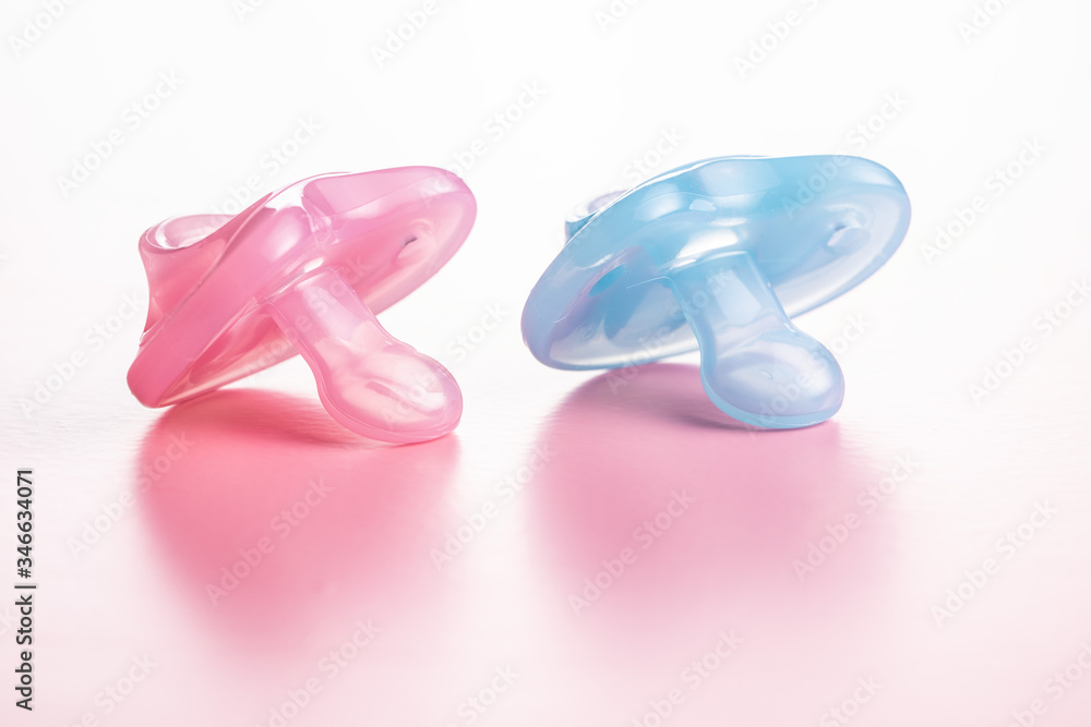 Silicone pacifier. Pink baby pacifier. Silicone pacifier. Pink baby pacifier.