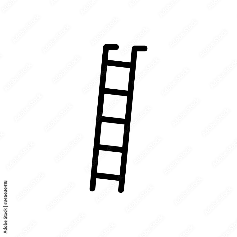 trigger ladder to pool icon vector. trigger ladder to pool sign. isolated contour symbol illustration trigger ladder to pool icon vector. trigger ladder to pool sign. isolated contour symbol illustration