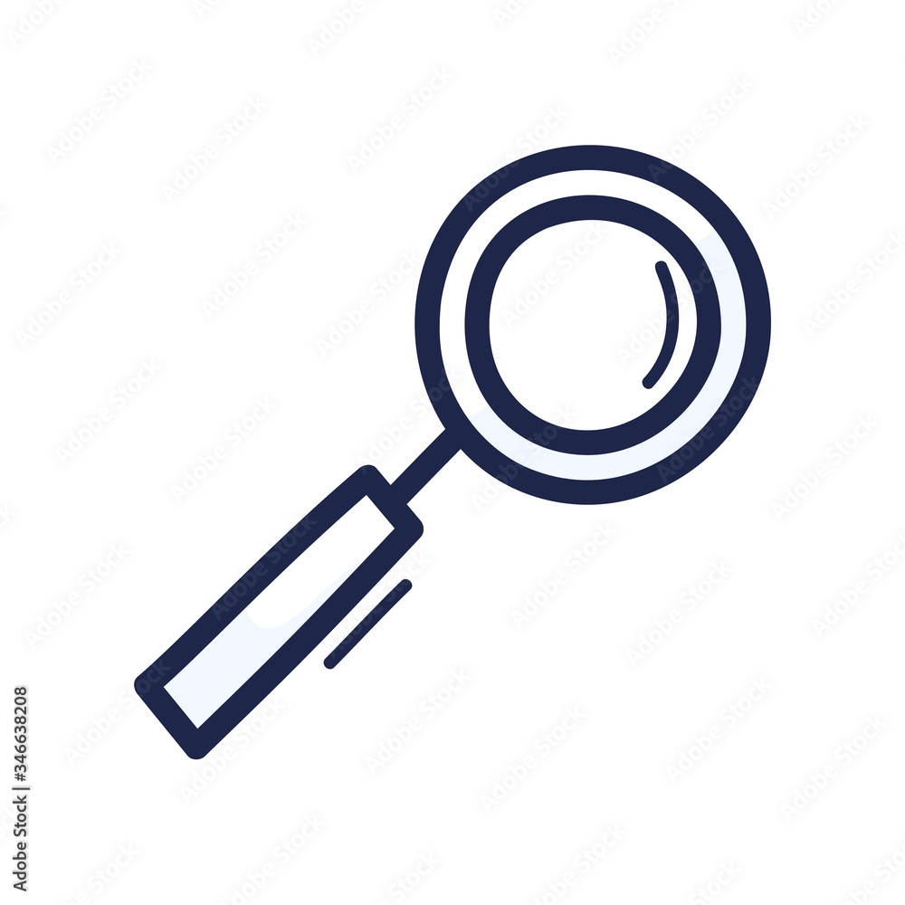 Magnifying Glass Doodle. A hand drawn vector doodle illustration of a magnifying glass. Magnifying Glass Doodle. A hand drawn vector doodle illustration of a magnifying glass.
