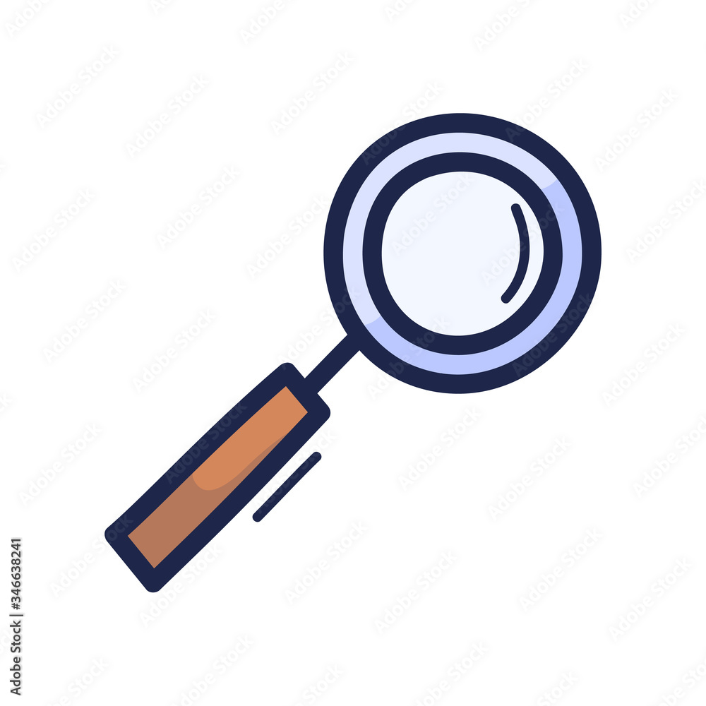 Magnifying Glass Doodle. A hand drawn vector doodle illustration of a magnifying glass. Magnifying Glass Doodle. A hand drawn vector doodle illustration of a magnifying glass.