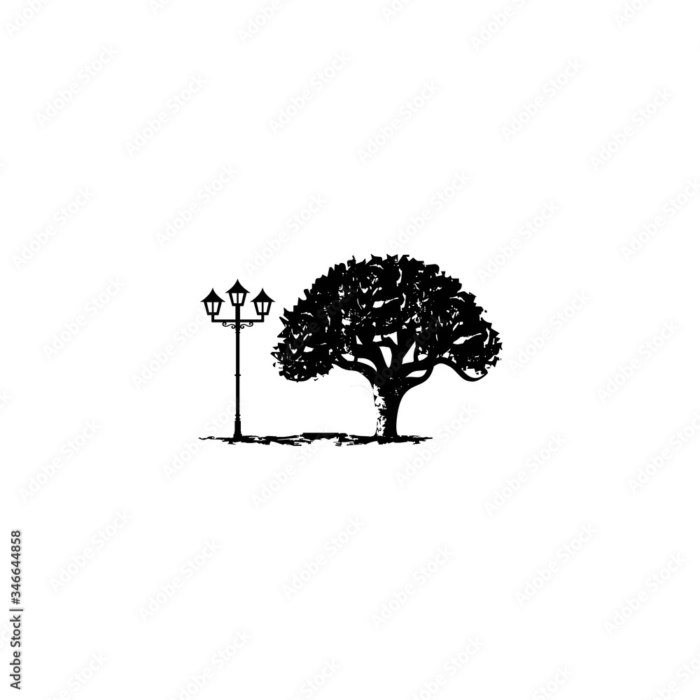 tree logo icon vector template