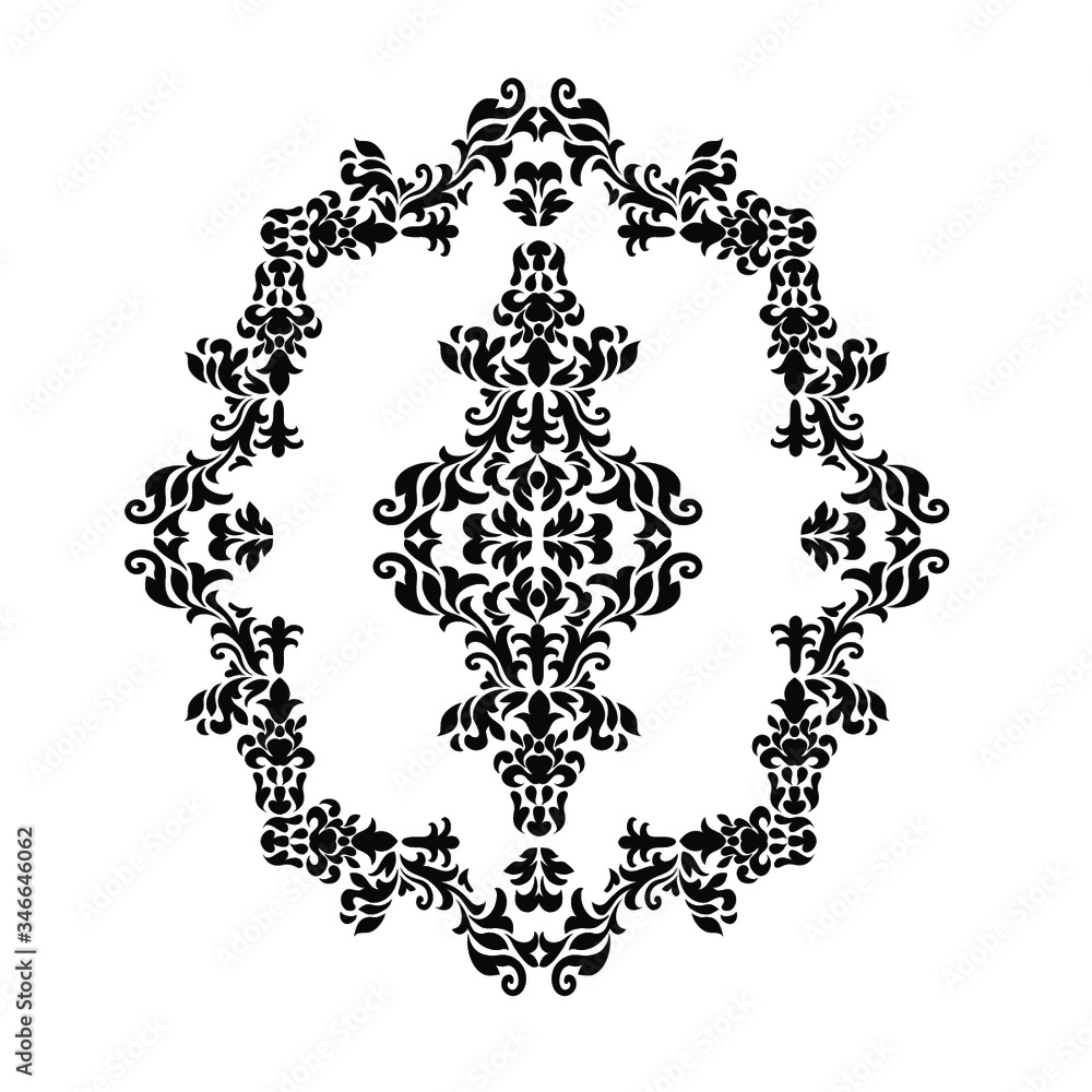 Oriental vector damask patterns for greeting cards and wedding invitations. Oriental vector damask patterns for greeting cards and wedding invitations.