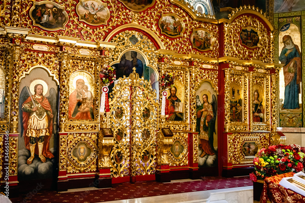 Obraz premium Altar in the Orthodox Church.