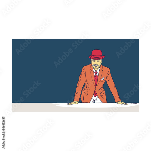 Coubertin - Pierre de Coubertin - portrait - personnage célèbre - sport - jeux Olympique