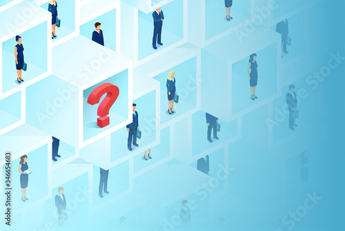 Recruitment of a key person for a leadership position concept