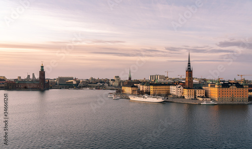 Beautiful panorama of Stockholm