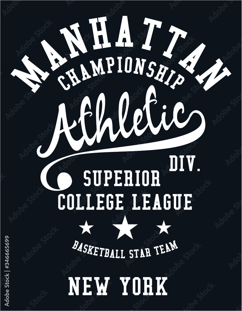 New york college style print embroidery graphic design vector art New york college style print embroidery graphic design vector art