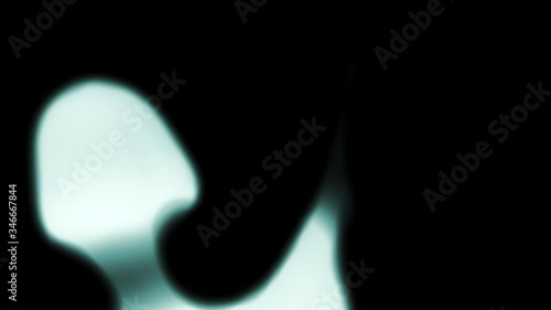 Defocused x ray ghostly figure dancing in dark room slow motion graphic element