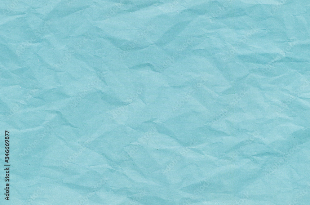 Obraz premium Wrinkled blue paper texture background