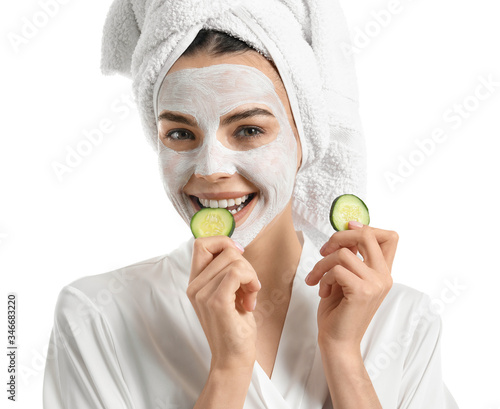 Beautiful young woman with ...