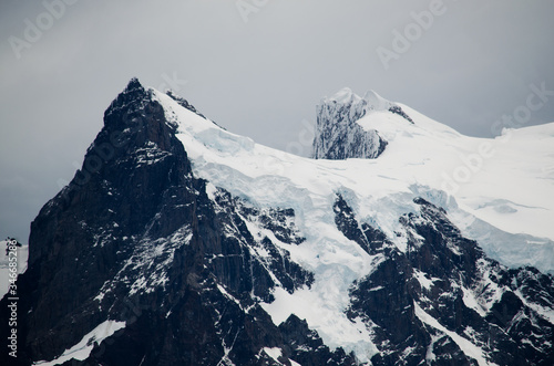 Rocky Mountains with snow