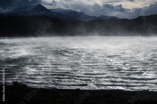 patagonian lakes and mountains