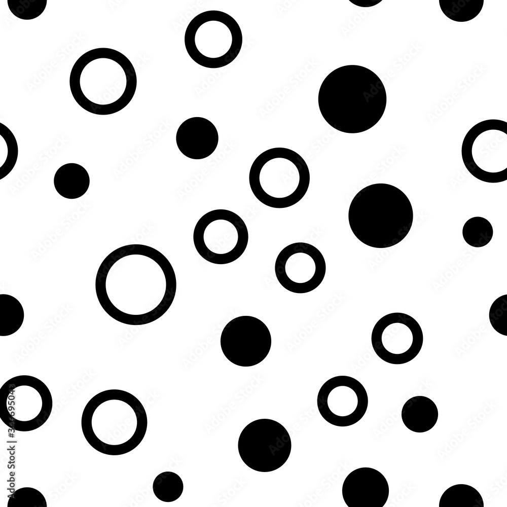 Circles seamless pattern. Random dots texture background. Circles seamless pattern. Random dots texture background.