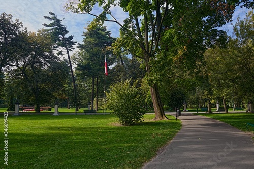 A wonderful view of Jordan Park in Kracow (Poland)