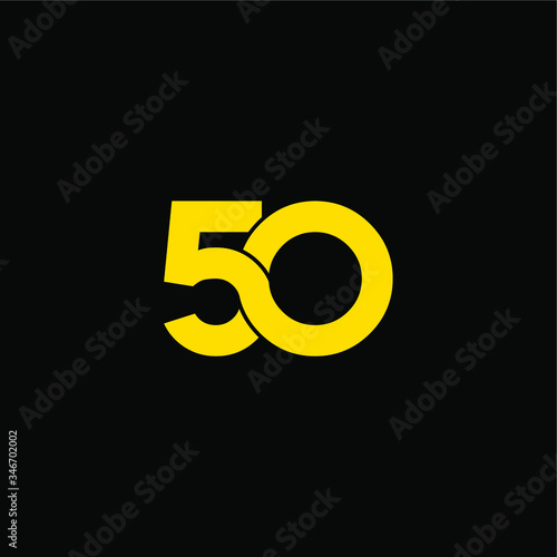50 letter original monogram logo design