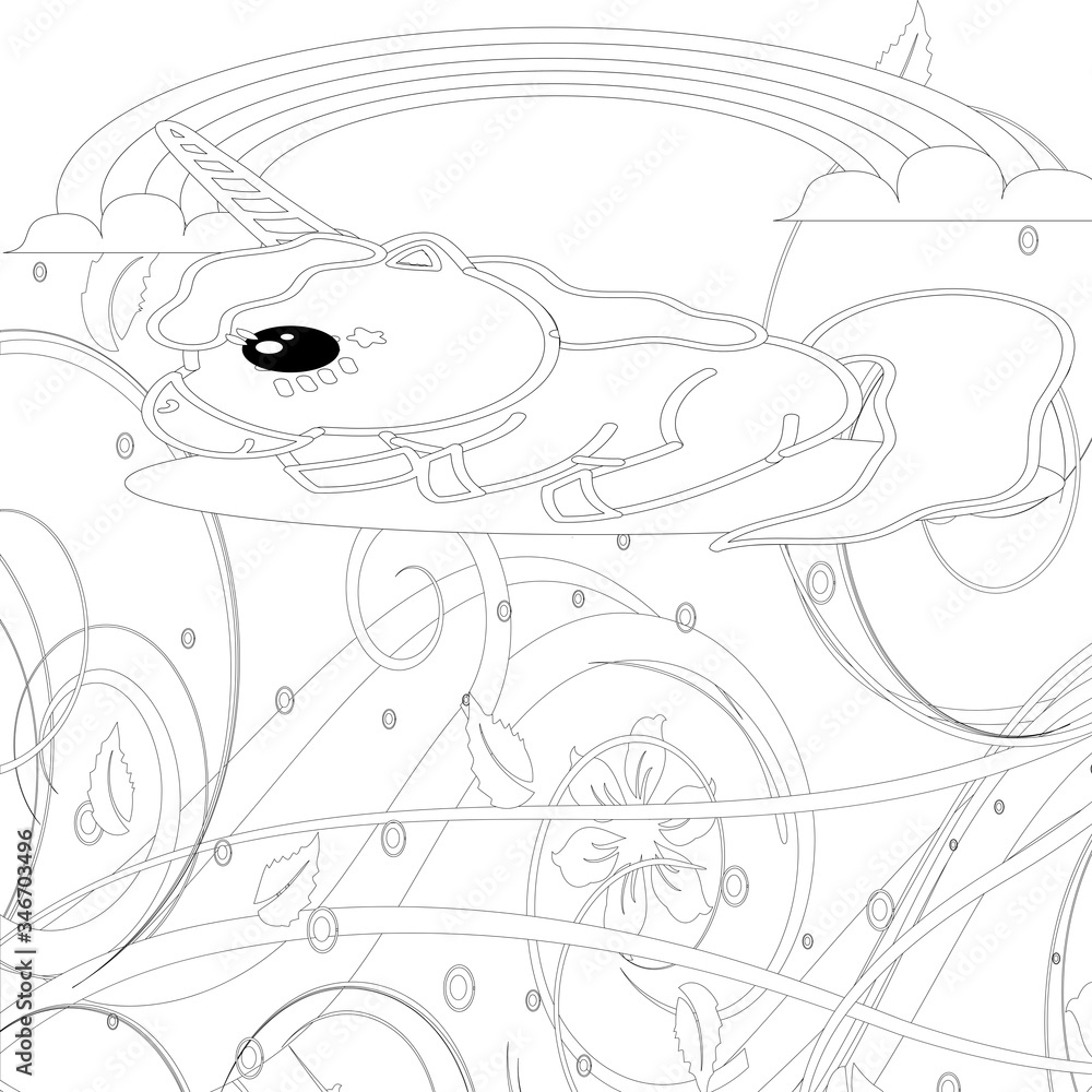 Fototapeta premium unicorn 