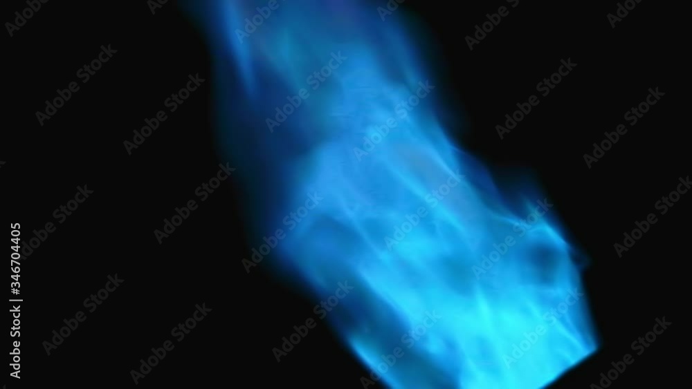 The blue flame from the combustion of natural gas under high pressure. The blue flame from the combustion of natural gas under high pressure.