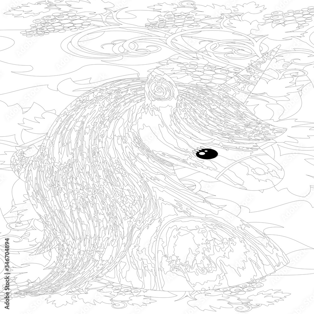 Naklejka premium unicorn 