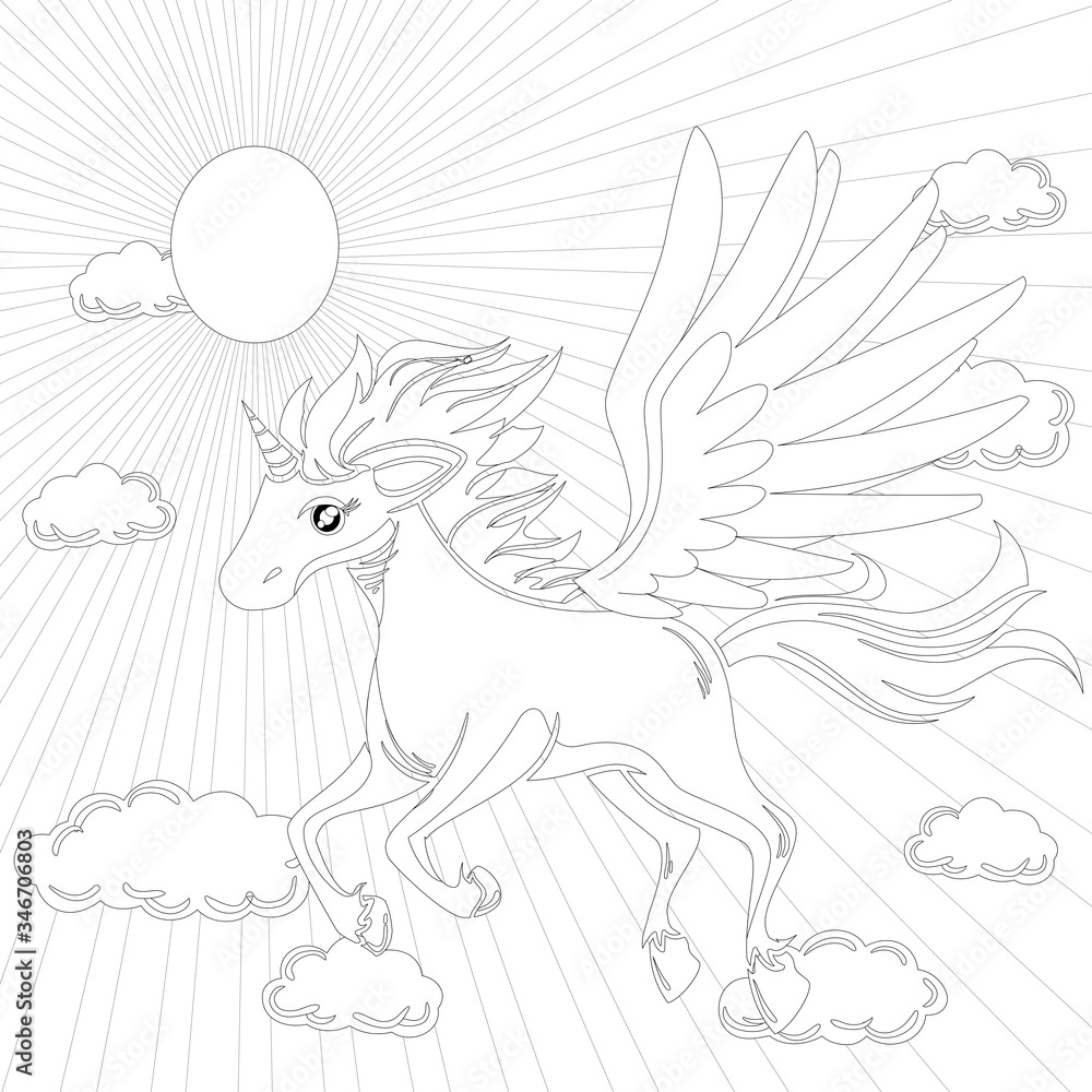 Obraz premium unicorn 