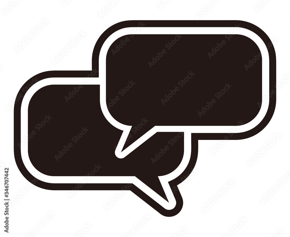 Naklejka premium 会話禁止マーク