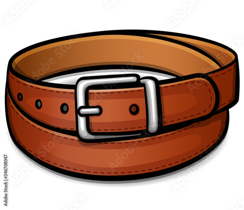 Vector belt isolated drawing design