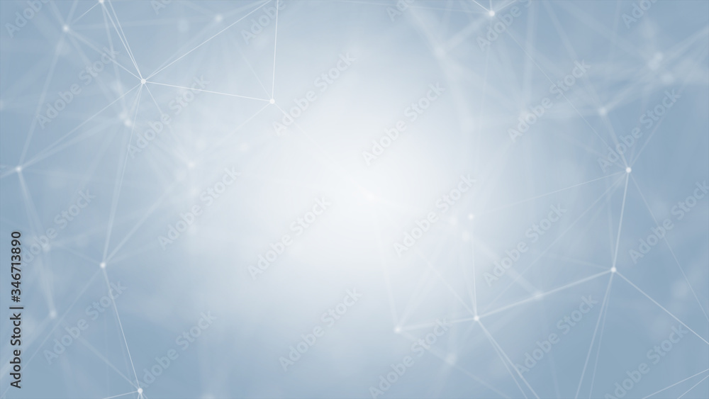 Abstract futuristic with connection lines on blue background. Plexus structure. Concept of Science, Business, Communication, Medical, Technology, Network, Cyber, Sci-fi. Illustration. 3D rendering Abstract futuristic with connection lines on blue background. Plexus structure. Concept of Science, Business, Communication, Medical, Technology, Network, Cyber, Sci-fi. Illustration. 3D rendering
