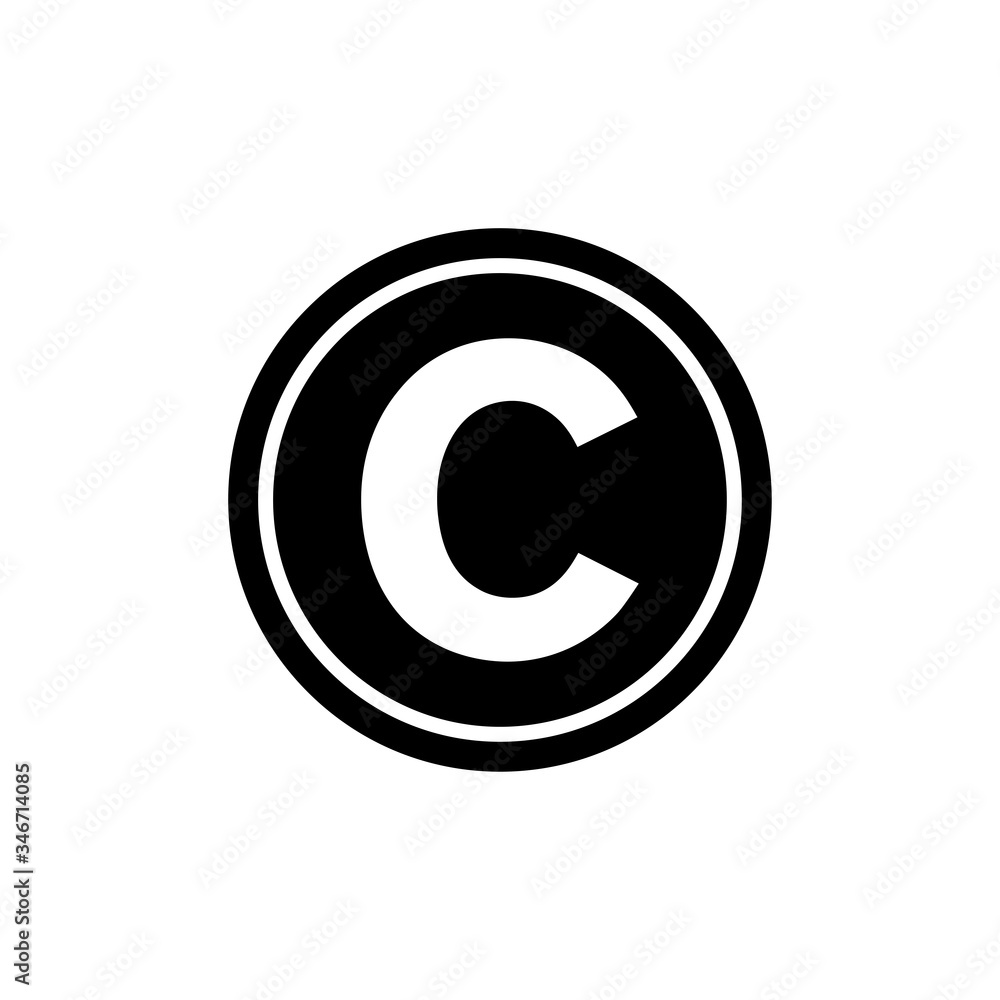 copyright icon vector design template copyright icon vector design template