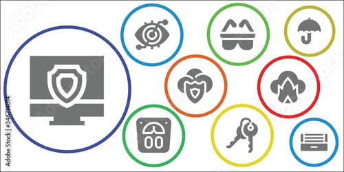 protect icon set