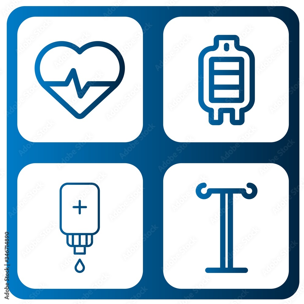 vein simple icons set vein simple icons set