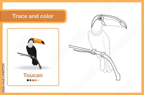 Drawing worksheet for preschool kids