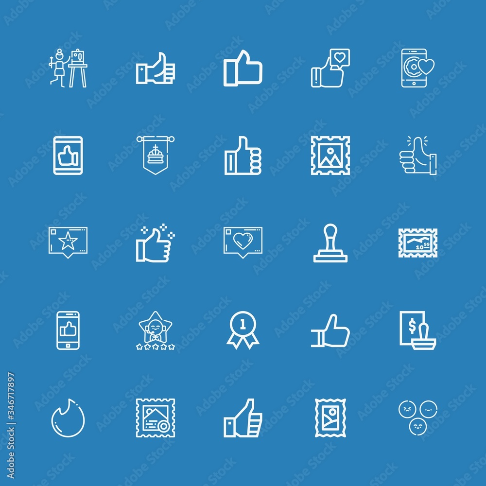 Editable 25 approve icons for web and mobile Editable 25 approve icons for web and mobile