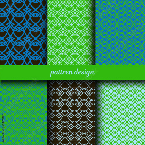 Plaid and flowers seamless pattern vector design