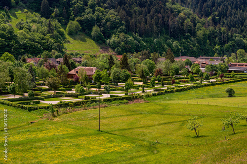 A campsite without guests due to a government decree to protect the population because as a result of the Corona virus in Germany photo