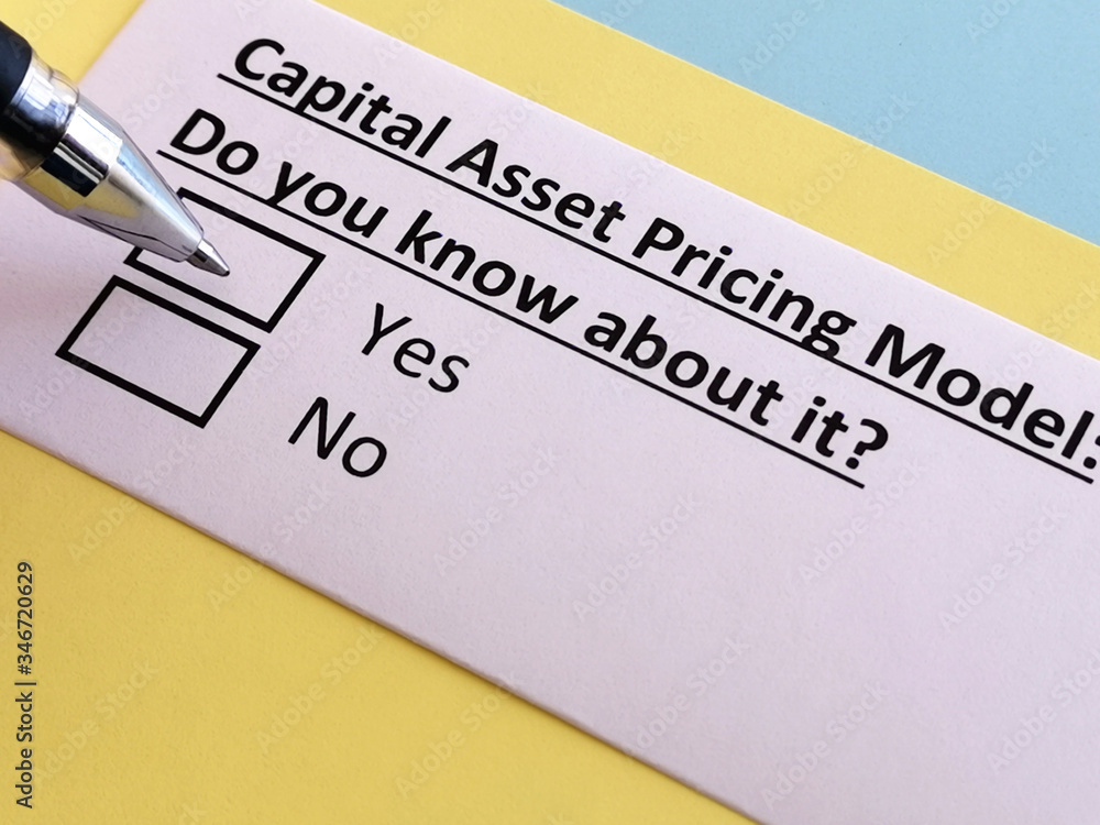One person is answering quetion about capital asset pricing model. One person is answering quetion about capital asset pricing model.