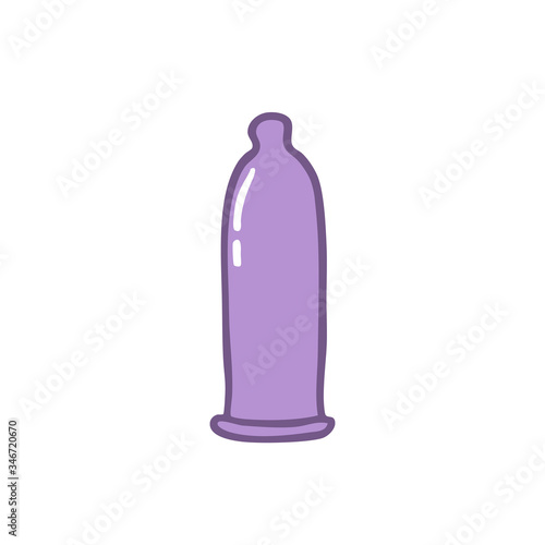condom doodle icon