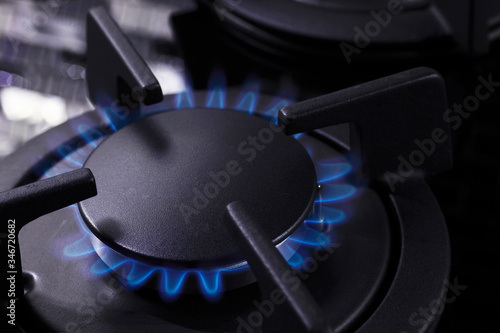 natural gas stove, natural gas hike icon