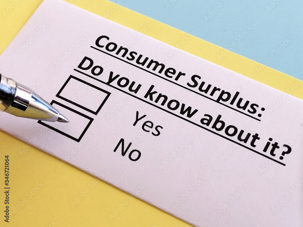 One person is answering quetion about consumer surplus. One person is answering quetion about consumer surplus.