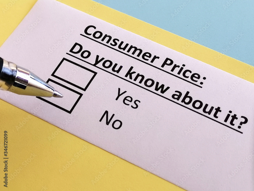 One person is answering quetion about consumer price. One person is answering quetion about consumer price.