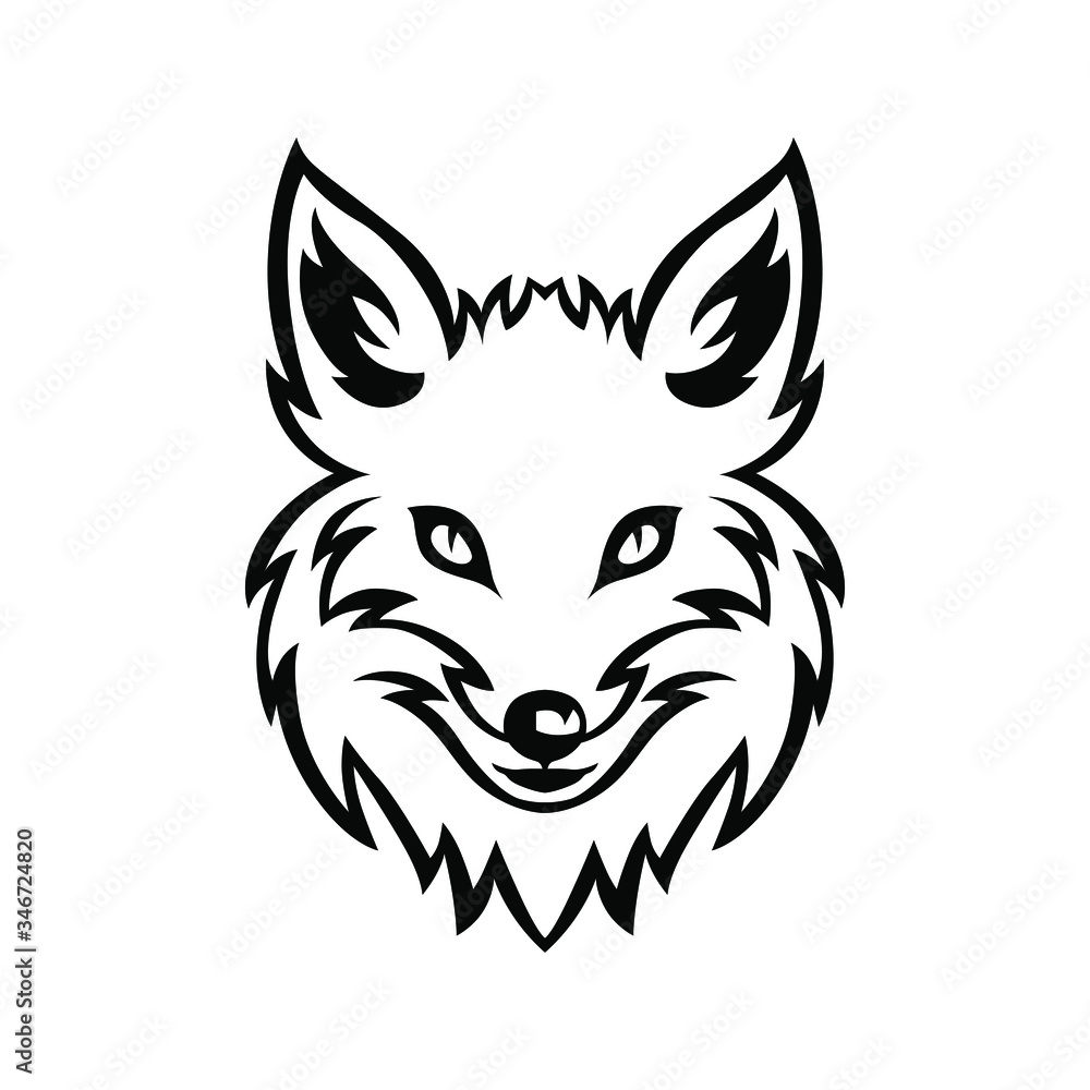 Fox head logo vector mascot design Fox head logo vector mascot design