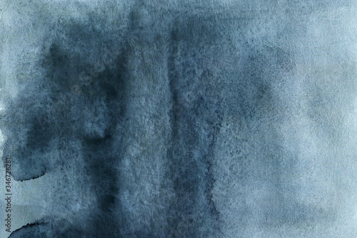 Dark grey blue watercolor abstract texture for design