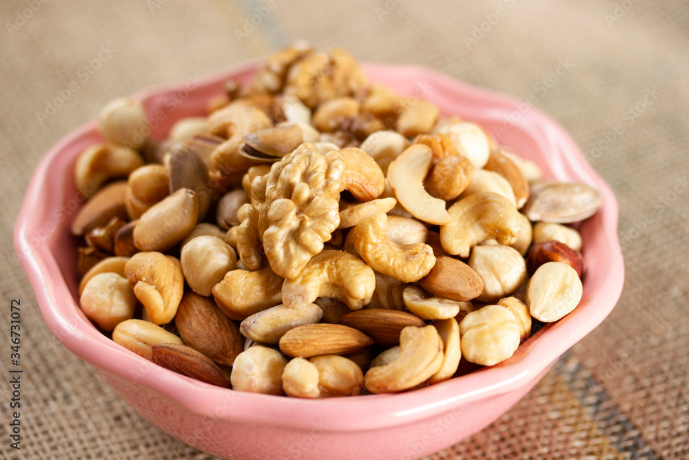 Cashews, pistachios, almonds, walnuts, hazelnuts. Mixed nuts. Cashews, pistachios, almonds, walnuts, hazelnuts. Mixed nuts.