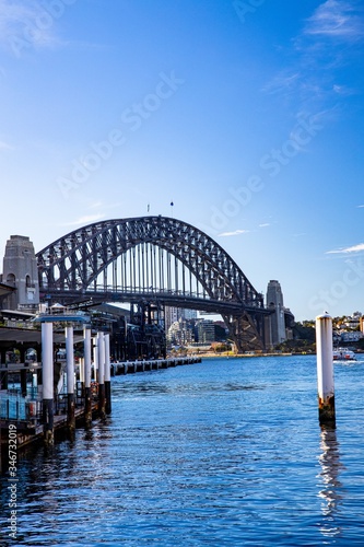 Sydney Harbour Australia on a sunny clear blue sky day with the turquoise colours of the bay © Elias Bitar