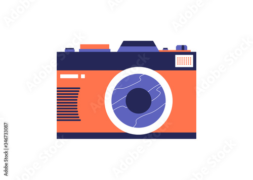 photocamera isolated on white