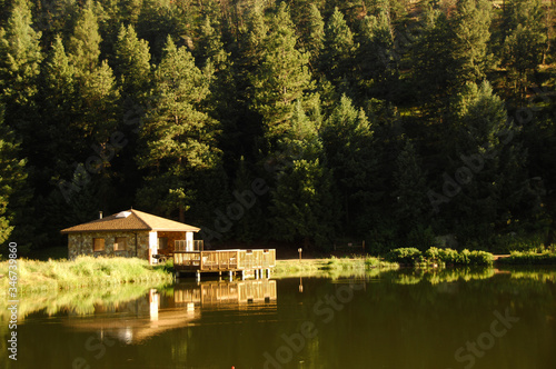 nature lake water landscape  river tree