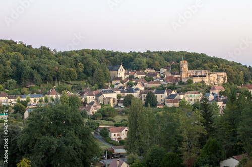 The Village of Carlux in Dordogne valley  Aquitaine   France