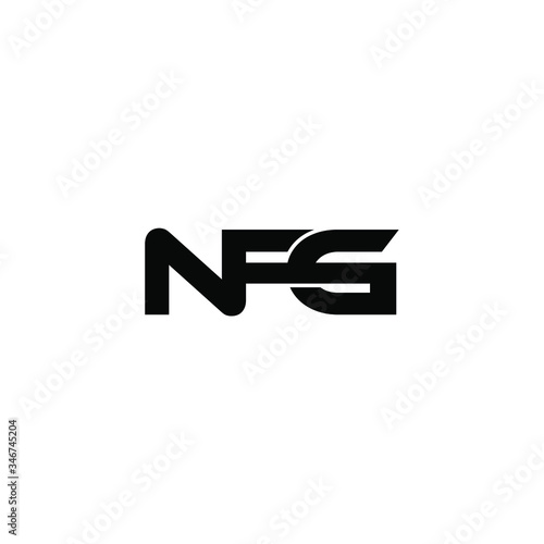 nfg letter original monogram logo design photo