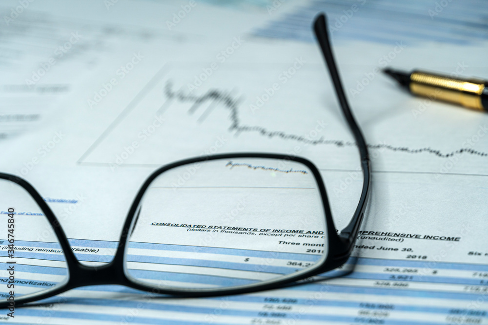 Business and financial report concept of financial report. Time for crisis. Business and financial report concept of financial report. Time for crisis.